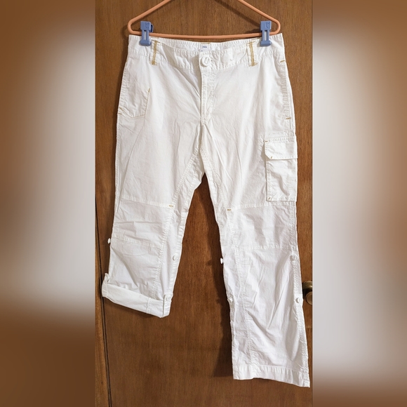 💥5 for 25 💥 White💥 Old Navy cargo pants 💥size 12 - Picture 8 of 13